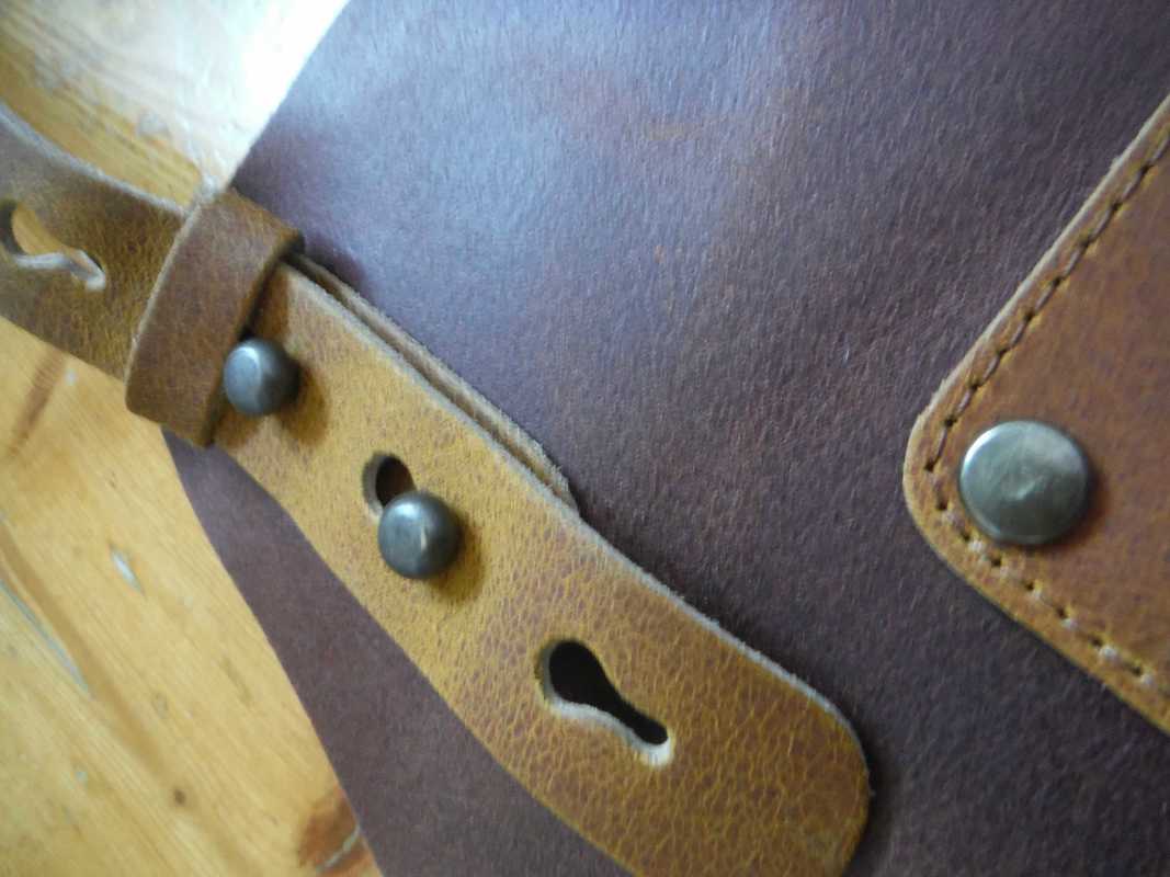 Handmade leather apron