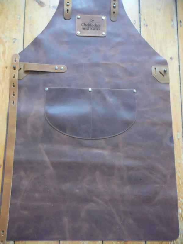 Leather bbq apron