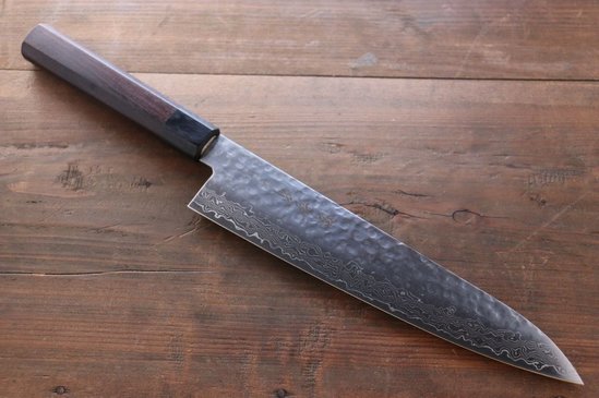 Sakai Takayuki VG10 33 Layer Damascus Gyuto Japanese Knife 210mm Keyaki (Japanese Elm) Handle